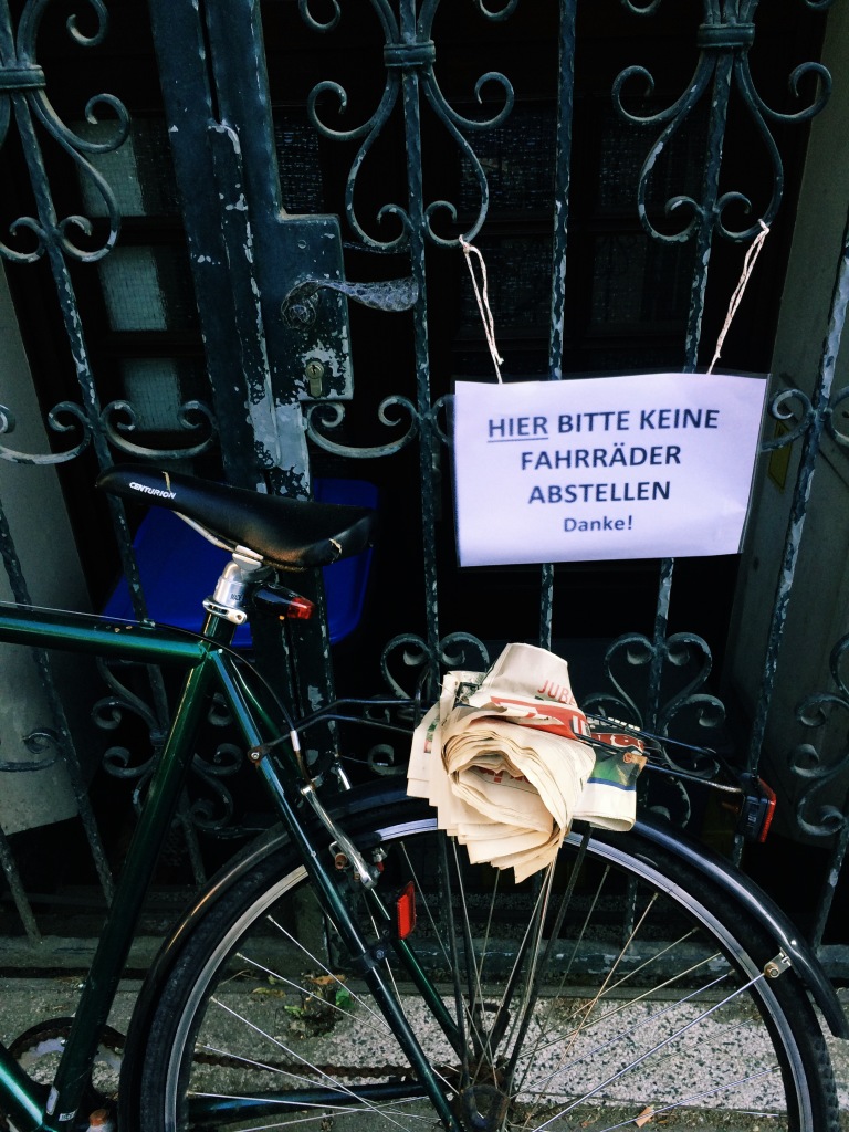 Illegal gepartkes Fahrrad