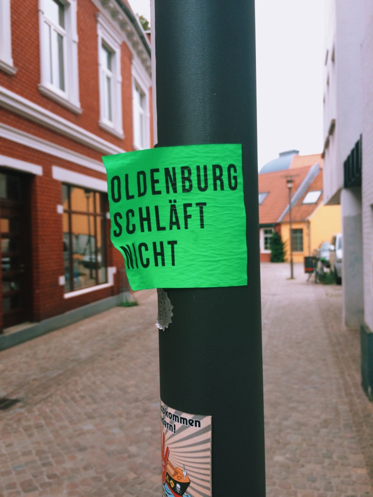 Zettel - Oldenburg schläft nicht